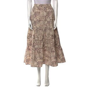 Sea‎ New York Animal Print Midi Length Skirt